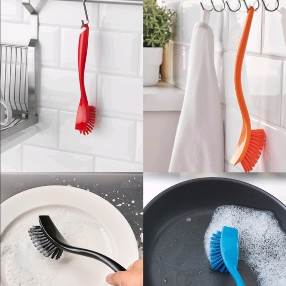 3/$15 NEW Dish Brush ORANGE - Picture 3 of 16